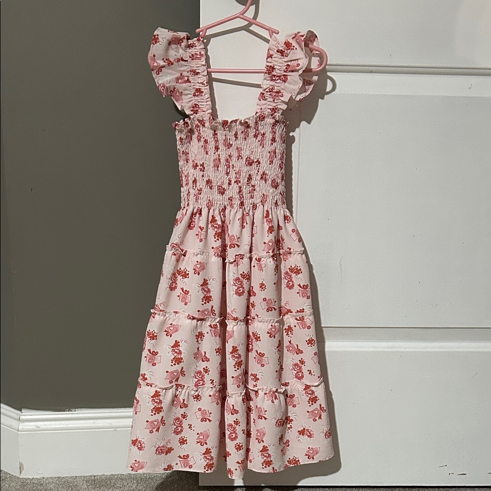 Hill House Pink Floral Kids Dress
